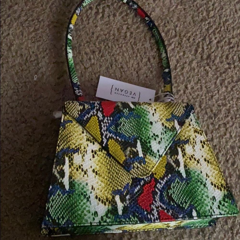 Snakeskin purse